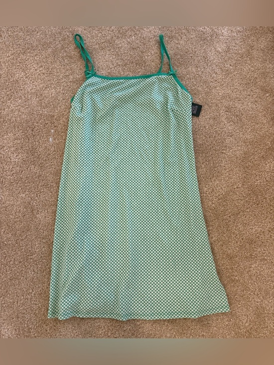 wild fable Dresses & Skirts - NWT green and white patterned wild fable mini dress